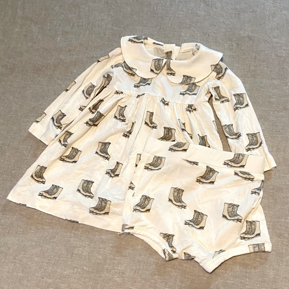 Kate Quinn ice skate dress set